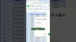 How to Create a Pivot Table in Google Sheets