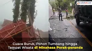 Cuaca Buruk, Pohon Tumbang hingga Tempat Wisata di Minahasa Porak poranda