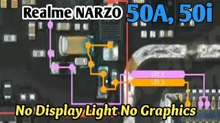 Realme NARZO 50A Display Light solutions