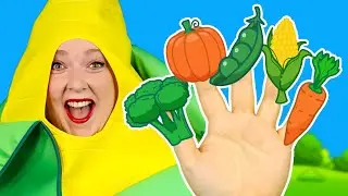 Vegetables Finger Family 🌽🥦🥕 Kids Nursery Rhymes