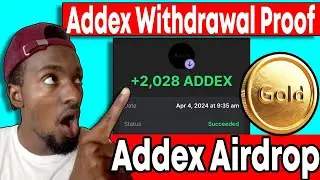 Addex Airdrop Withdrawal - Watch How I Withdrew 2000+ Addex Tokens To My Wallet