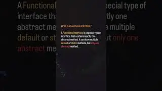 Regular Interface vs Functional Interface 