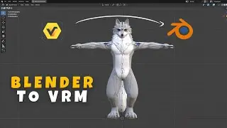 How To Import a vroid  VRM File Into Blender ( Quick Tutorial )