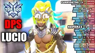 being a DPS Lucio in Top 500 | overwatch 2 | montage 14.0