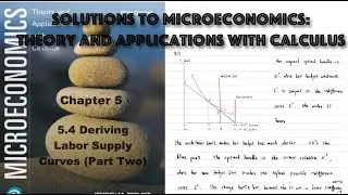 Solutions to 5.4 Deriving Labor Supply Curves (Part Two) | Microeconomics: Theory and Applications