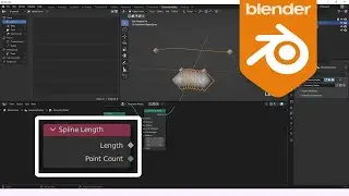 Spline Length -- Geometry Nodes -- Learning Blender