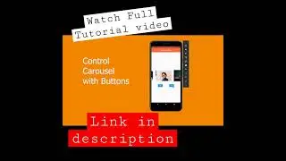 Control Carousel With Button in Flutter | Flutter Tutorials