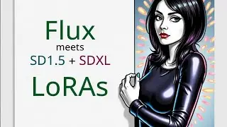 How to Use SD 1.5 & SDXL LoRas with the Flux Model | Step-by-Step Workflow Guide