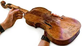 Broken 1840s Violin Restoration