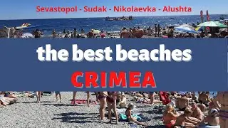 Comparison of beaches in Crimea in summer 2020