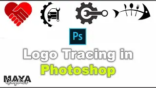 Tracing a Logo in Photoshop | Logo Editing in Photoshop | Photoshop Tutorial | #photoshop