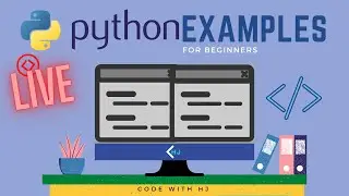 PYTHON EXAMPLES #4 | Live Stream 🔴 | Code With HJ