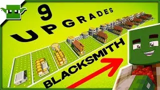 9 Minecraft 5x5 Village Blacksmith Upgrades Speedbuild Timelapse