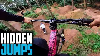 RIDING MTB TRAILS WITH SICK DIRT JUMPS EVERYWHERE!!