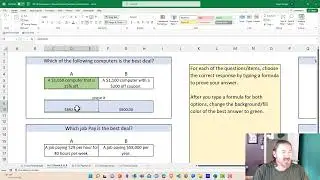 Assignment Solution Demo - Solving Problems with Excel