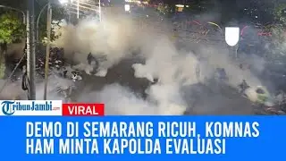 Demo Di Semarang Ricuh, Komnas HAM Minta Kapolda Evaluasi Anak Buahnya Yang Diduga Lakukan Kekerasan