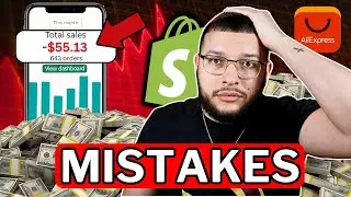 Dropshipping Mistakes That Are Causing You To Fail! (AVOID THESE IN 2024)