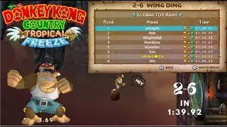 DKCTF 2-6 Wing Ding in 1:39.92 (Funky Mode)