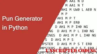 Pun Generator - A Basic Python Project | Unscripted Coding