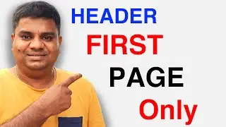 How to put a Header on Only One Page in Google Docs