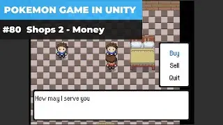 Make A Game Like Pokemon in Unity | #80 - Shops 2 - Money
