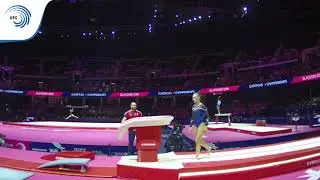 Sara DAVIDSEN (NOR) - 2018 Artistic Gymnastics Europeans, qualification vault