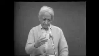 Is it possible ever to be free of self-centred activity? Is there a real self?  | J. Krishnamurti