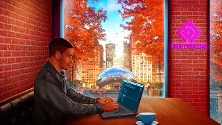 🍁Autumn Morning Coding in Chicago | LoFi Jazz Hip-Hop [Code - Relax - Study]