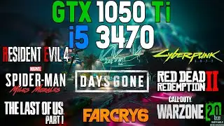 i5 3470 + GTX 1050 Ti Gaming Benchmark in 2023 - 20 Games Tested at 1080p