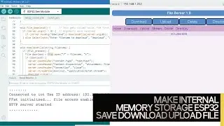 How to Make ESP32 Internal Storage FFAT SPIFFS File System