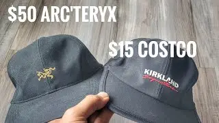 Costco Kirkland Signature Logo Hat Review compared to $50 Arc'teryx