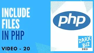 #20 How to Include FIles in PHP |  PHP 8 Tutorial | Learn PHP Programming  PHP for Beginners