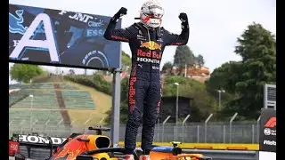 Max Verstappen's Podium celebrations- fantastic drive l 2021 Emilia-Romagna GP