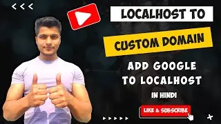 Change Localhost to a Custom Domain Name in XAMPP (Windows) | Add Google Domain to Localhost #Hindi