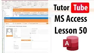 MS Access Tutorial - Lesson 50 - Adding Combo Box