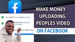 How To Monetize Peoples Video On Facebook #facebook