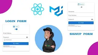 Design a SignUp and Login Form with Validation || Material UI || React || Part 3