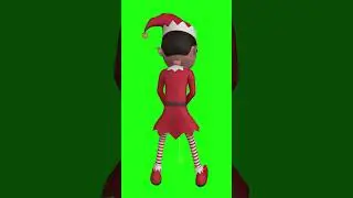 Bad Elf on the Shelf green screen video effects overlay #greenscreeneffects #christmas #greenscreen