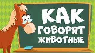 КАК ГОВОРЯТ ЖИВОТНЫЕ? Звуки животных для детей || Учим животных для самых маленьких