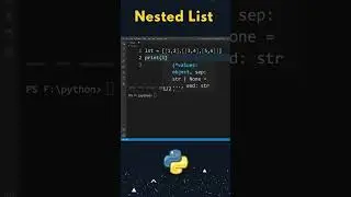 How to Access an Element in Nested List in Python ? 