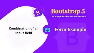 Bootstrap 5 form example.