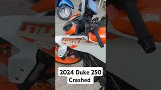 2024 KTM Duke 250 Accident | Ktm duke 250 crashed