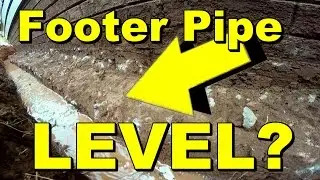 Does Footer Pipe Runs Level Around Perimeter of Crawl Space?