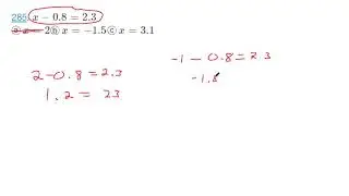 Determine Whether a Decimal is a Solution of an Equation