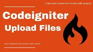 Upload Images in Codeigniter | upload multiple images in Codeigniter | upload library in Codeigniter