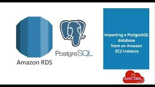 34 Importing a PostgreSQL database from an Amazon EC2 instance