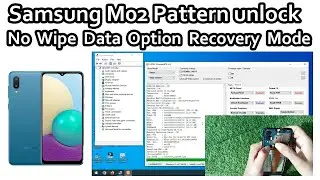 Samsung Galaxy M02 (M022G) Pattern+Frp Unlock Latest Patch UMT Dongle No Wipe Data in Recovery Mode