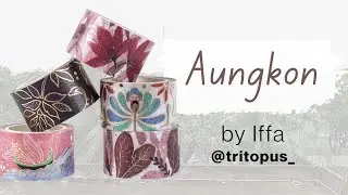 Aungkon Washi Tape Set by @tritopus_ // the Artist's Design Process & Story