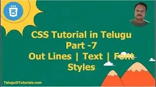 CSS tutorial for beginners | CSScourse | CSSforbeginnersinTelugu | CSStutorialinTelugu -7