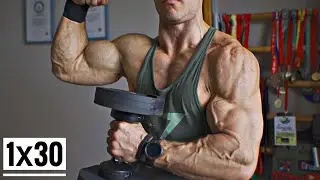 BICEPS WORKOUT UNTIL BURNING IN 4 MINUTES!! (SAVE & TRY)